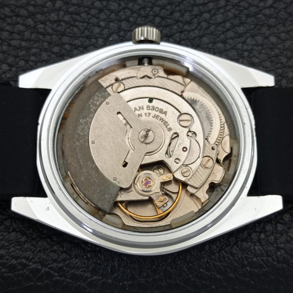 REFURBISHED AUTOMATIC SEIKO 5 MENS WATCH JAPAN MADE BLACK DIAL CUSTOM A440089-2 QV90-a440089