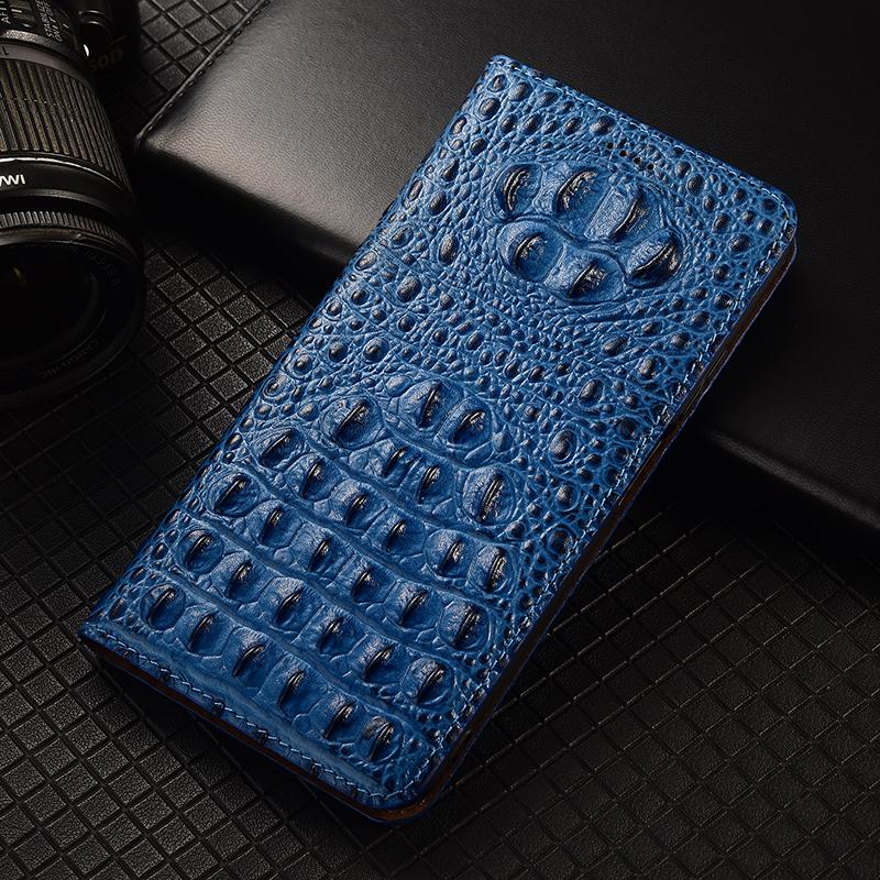 Crocodile Claw Genuine Leather Flip Case for Oneplus 6 6T 7 7T 8 8T 9 9T 9T 10 10T 10T 11 12 12R 13 13T 13R 15 Pro Cover Cases