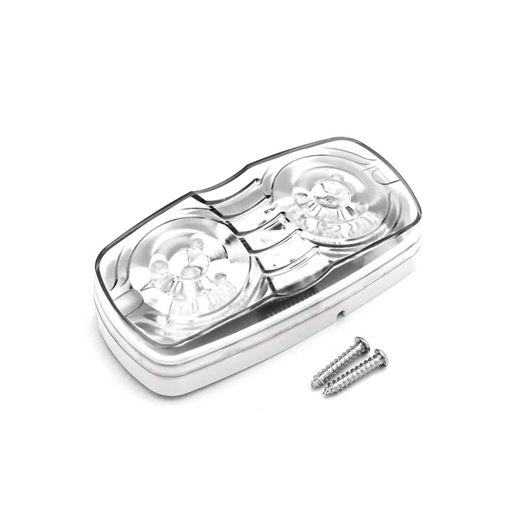 LED Truck Side Light Double Round Side Light 10LED Truck Signal Light Anti-tailgating Signal Lights Car Side Light 12/24V