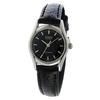 Casio Standard Women's Quartz Analog Wristwatch LTP-1094E-1A Brass Leather Black Silver Gift