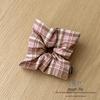 Plaid Hair Tie for Autumn/Winter - Gentle on Hair, Perfect for Buns & Ponytails