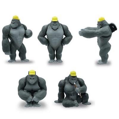 Gorilla Landsel zestaw 5 figurek maskotek gachapon (Żadnej tajemnicy) typy,