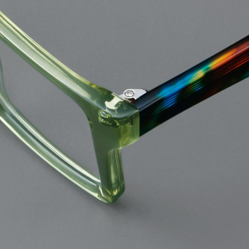 Stylish Green Optical Reading Eyeglasses Brand Male Square Presbyopia Glasses Prescription Female Anti- Blue Lightweight Computer Eyeglasses