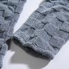 Men's Plush Warm Pants Fluffy Soft Fleece Pant with Pockets Fuzzy Lounge Bottoms for Men Casual Cozy Winter Workout Loose Fit Drawstring Sweatpants