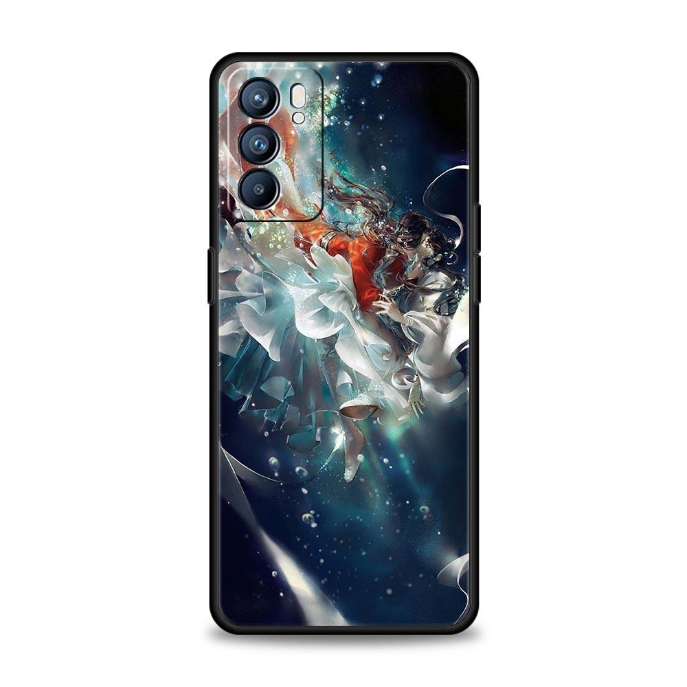Heaven Official’s Blessing Phone Case For Oppo A54 A53 A52 A9 2020 A15 A95 A16 A76 A74 A12 Find X5 Reno7 Reno6 Pro Plus 5G Cover