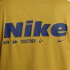 Nike Hiverse Round Neck Pullover Letter Print Quick-Dry Short Sleeve T-Shirt Men T-Shirts Desert-Moss Fur HV4882-399