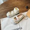 2026Spring and Autumn New Style Children's Girls' Leather Shoes Princess Shoes Fashionable Sequin Leather Shoes Children's Dance Shoes
