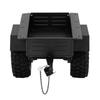Aluminum Alloy Trailer Car Highly Simulation RC Car Vehicle Model Children ToyBlack