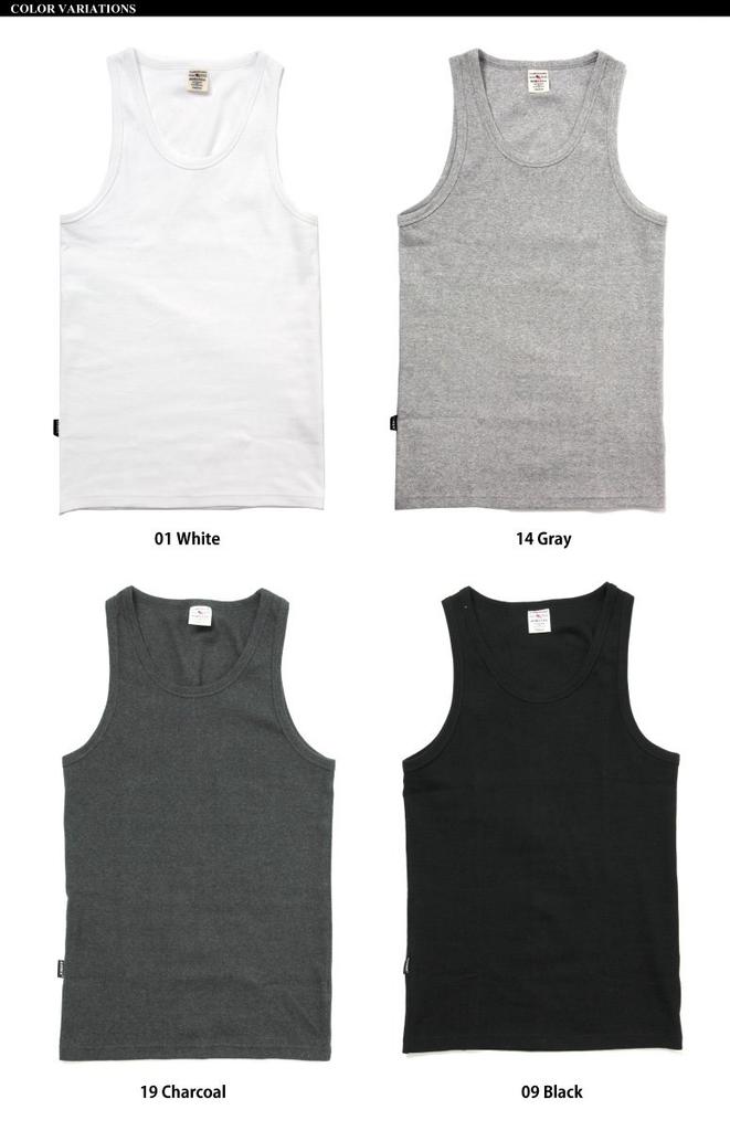 AVIREX Daily Rib Tank Top M 01_White 6143507