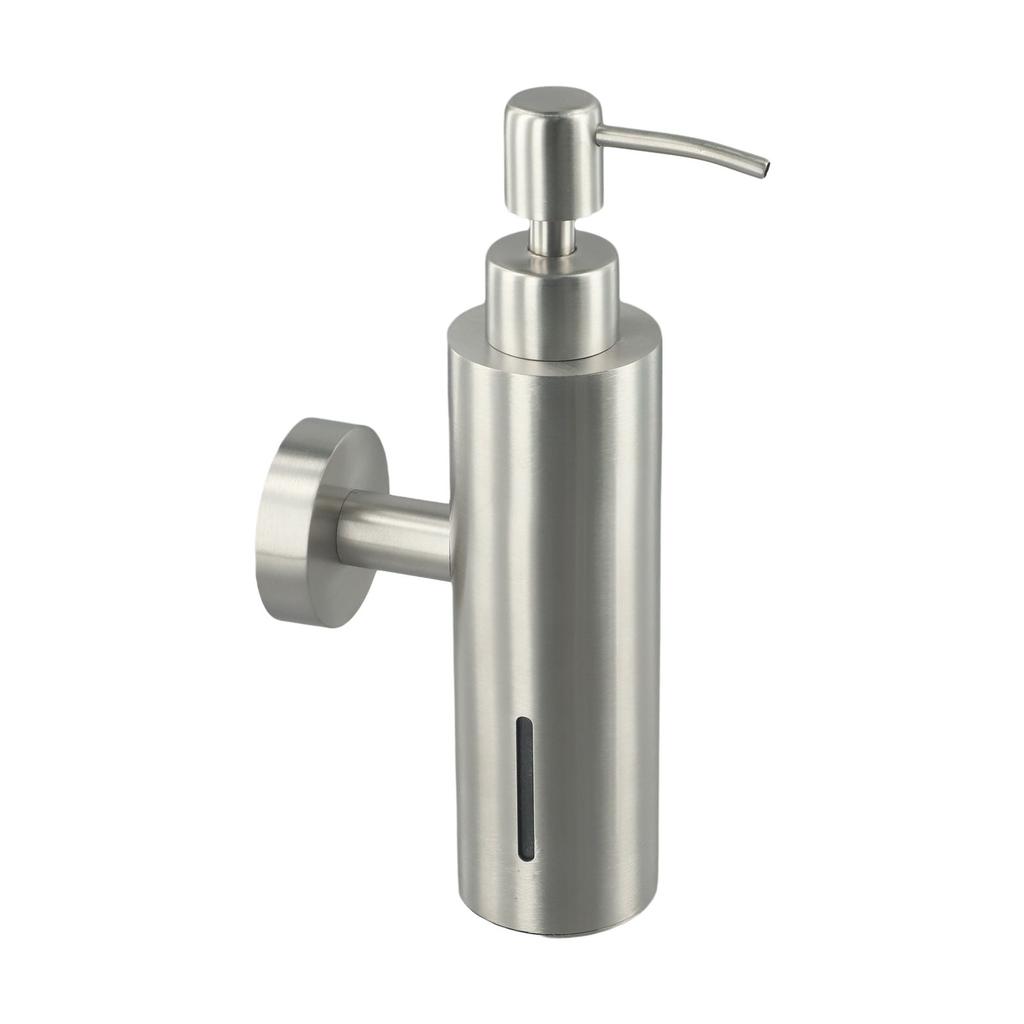 Liquid Soap Dispenser Black Silver Color Bathroom Accessories 304 Stainless Steel Soap Dispenser Bottle Hotel Shampoo Dispenser