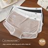 Ladies Spring and Summer New Full Hip Comfortable Probiotic Cotton Crotch Sports Mid Waist Flat Angle Briefs