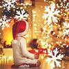 2026 LED Rotating Dynamic USB Projector Snowflake Laser Light Indoor Lamp for Usage Christmas Party Home Decor
