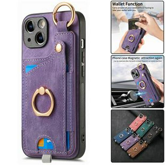 Universal Google Pixel 10 Pro Leather Flip Case with Card Slot & RFID Protection