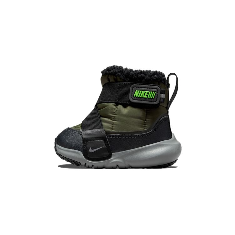 Nike Flex Advance Boot Durable Warm High-Top Walking Shoes Baby Shoes Military-Green DD0303-300