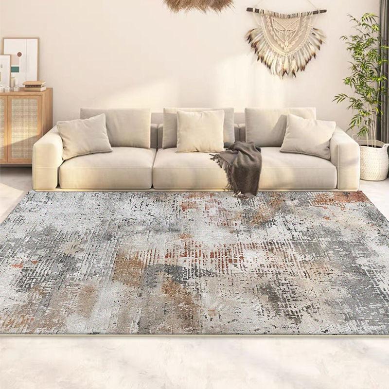 Abstract Easy Clean Rug for Living Room Nordic Style Decoration Home Sofa Area Large Carpet Bedroom Cloakroom Floor Mat Washable