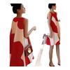 Korean Style Sleeveless Plus-Size Maternity Dress - Loose Fit, Medium to Long Length for Summer