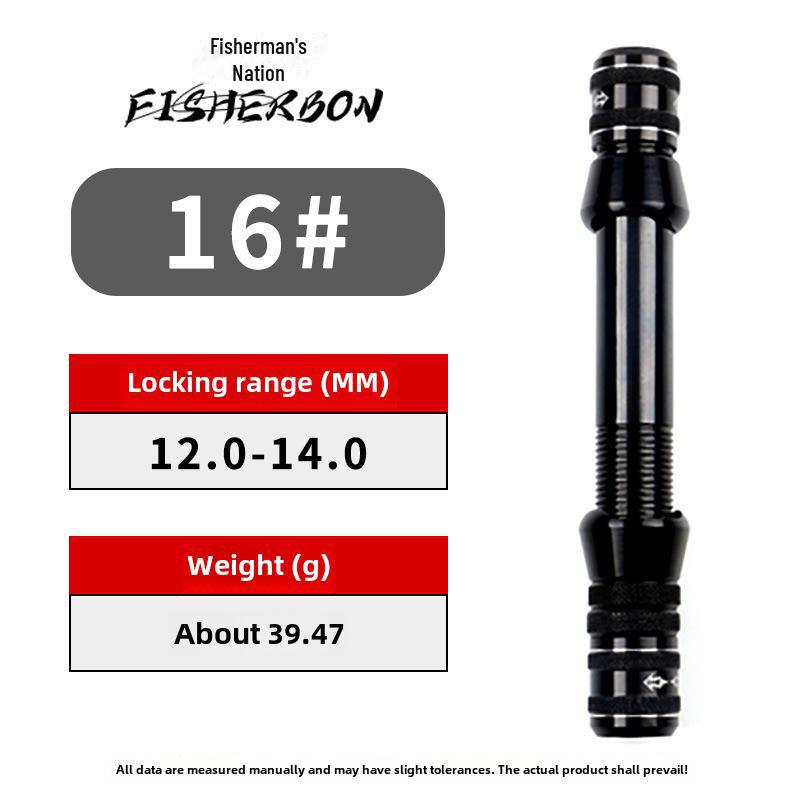 Retractable All-Metal Fishing Rod Seat with Self-Locking Mechanism