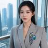 Shiny Rhinestone Inlaid Parrot Brooch Elegant Crystal Animal Decor for Women Coat Suit Party Jewelry Accessory