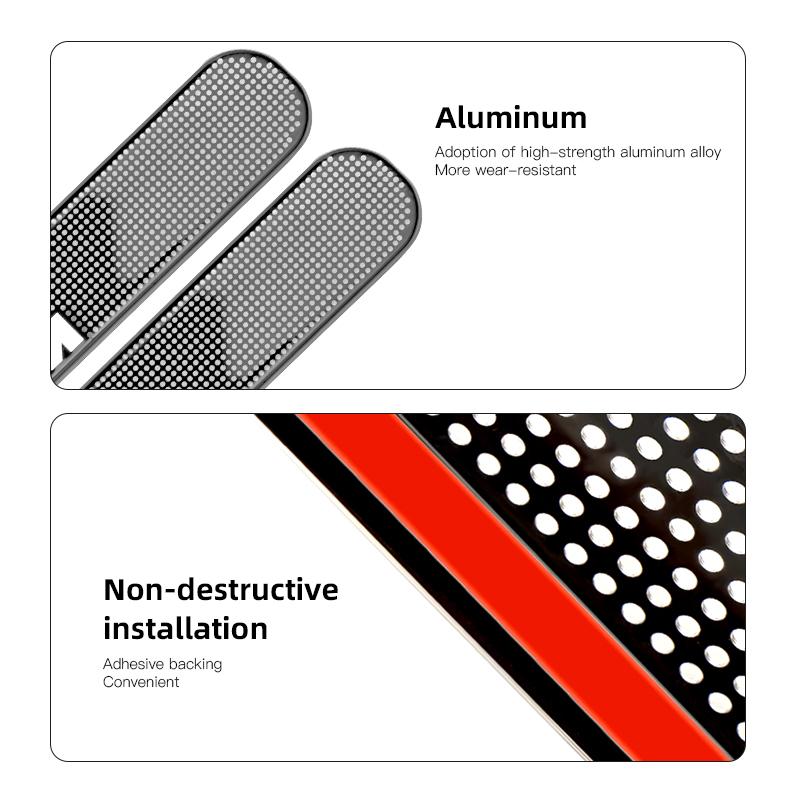 BAGH3 2026 Car Sticker Under Seat Air Outlet Cover Stainless Steel Car Accessories For BMW E46 E90 E60 F30 F10 E39 E36 F20 G30 G20 E87