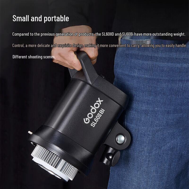 Godox SL60IIBi Bi-color LED Video Light Kit with Lantern Softbox