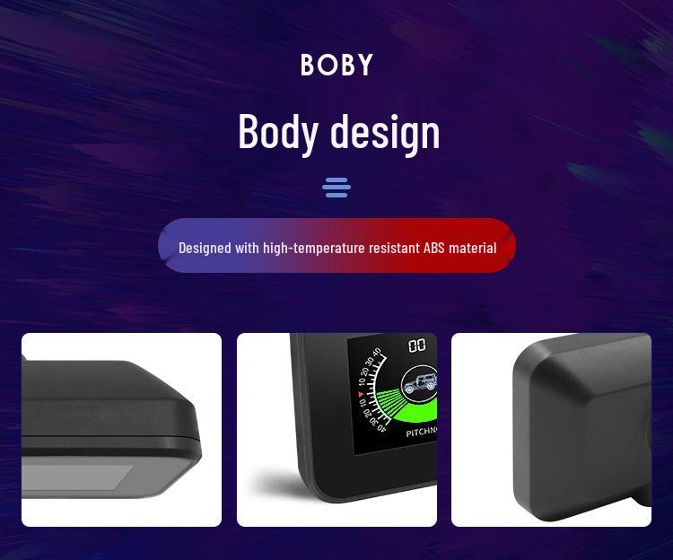 Universal Off-Road Inclinometer HUD with Voltmeter