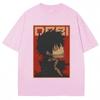 Anime My Hero Academia Dabi Dark Villain Tshirts Unisex Women Cosplay Fashion Vintage Unisexga T Shirt Oversized Cotton Casual Tees