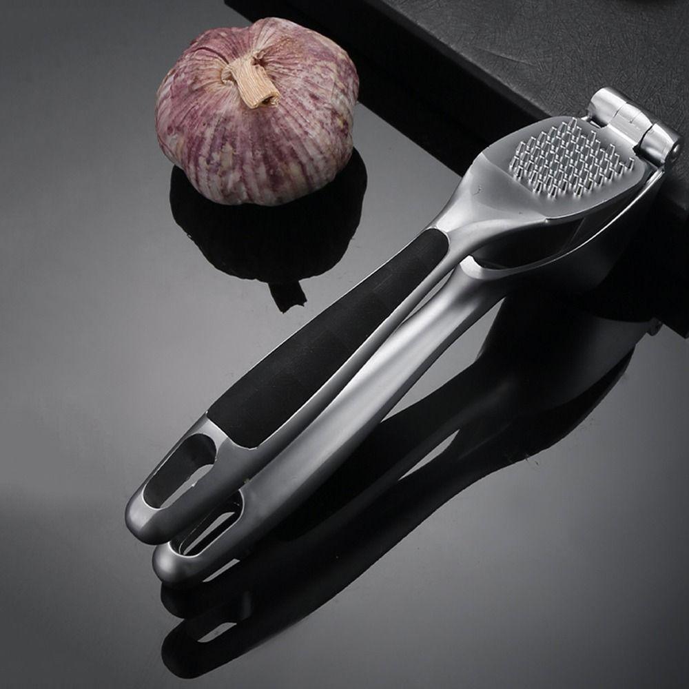Zinc Zinc Zinc Alloy Garlic Presser Heavy Duty Garlic Mincer Handheld Device Ginger Crusher  Kitchen Tool