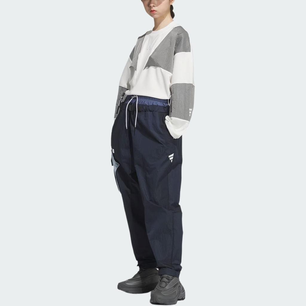 Adidas Fos Future Style Woven Joggers Unisex Joggers Aurora-Ink-Blue Bright-White JM8637