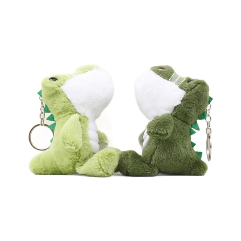 Plush Cartoon Crocodile Keychain Charm Keyring Children Bag Decoration Doll Gift