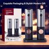 USB Rechargeable Electric Salt And Pepper Grinder Portable Household Kitchen Gadget Adjustable Coarseness Mill