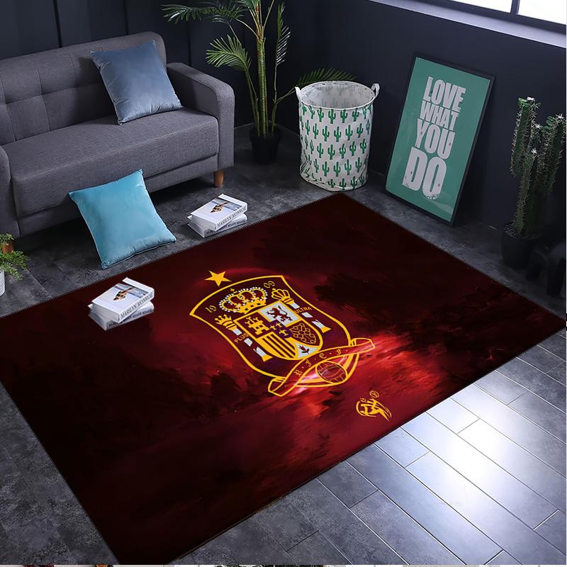1PC rug Spain Coat Of Arms Carpet, Chair Rug,Area Rug for Office Bedroom living rooms bedroom, Doormat decor Christmas fan gifts