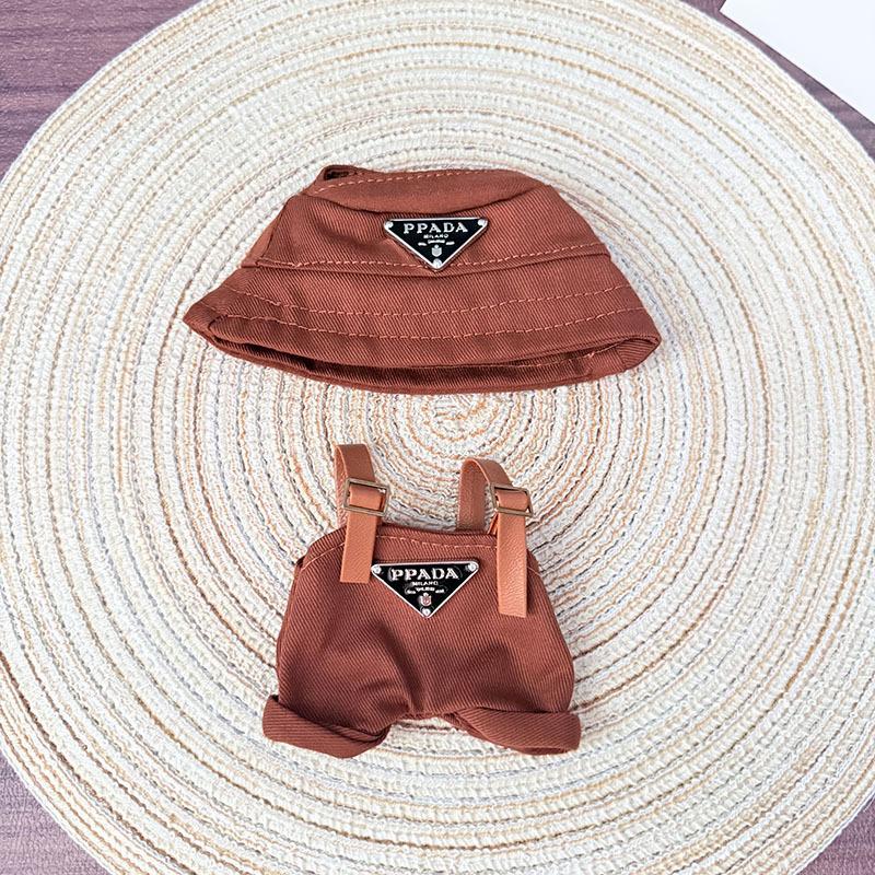 17cm Labubu Doll's Clothes Denim Four Leaf Clover Set Outfit Accessories Clothing DIY Kids Gift Sweet Princess (Excluding Dolls)