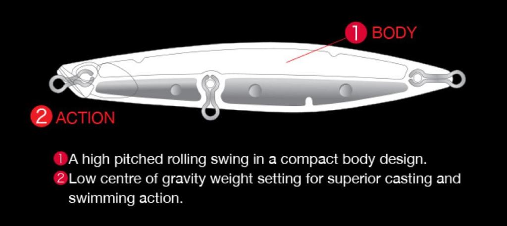 DUO Beach Walker Wedge 95 mm 30 grammes Leurre Coulant SMA0487 (9063)