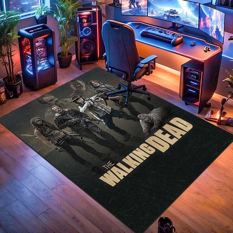 Apocalyptic Warrior Uprising Carpet Suitable for All Seasons Living Room and Bedroom Mats Doormat Office Chair Cushion Fashion