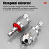 Universal 3 Jaw Hex Shank Air Drill Chuck Compatible Multiple Models High Grip Stability Superior Clamping Force Safety