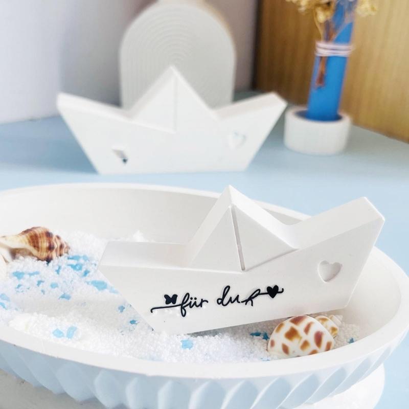 Flexible Silicone Striped Casting Molds for Epoxy Resin Concrete Plaster Reusable DIY Craft Tray with Detailing Grooves