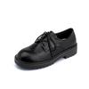 Grape mother winter new small man height increase platform small leather shoes women wear high-end British style loafers women