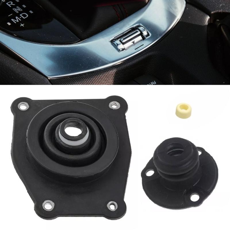 Vehicle Gearboxes Protections Set with 5 Speed Dustproof Pads Transmission Shifters Boot Precise Fit for Enhances Comfort
