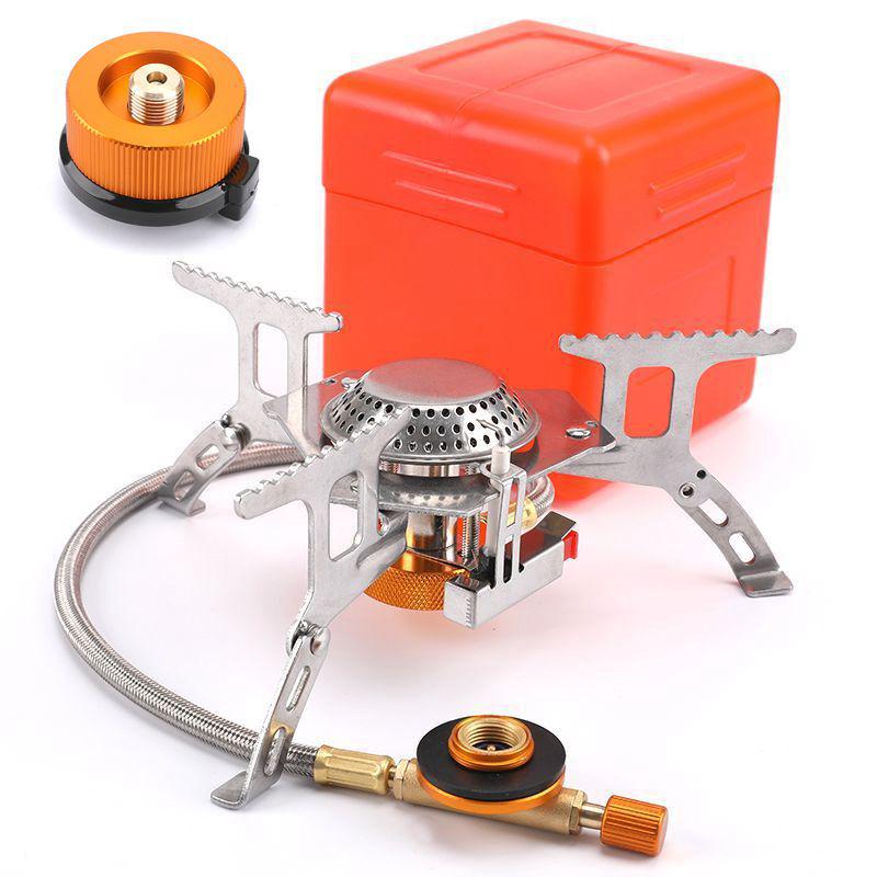 Outdoor Windproof Portable Camping Stove - High Mountain Fire Split Gas Burner