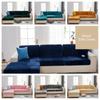 Stretch Velvet Sofa Cushion Cover Elegant Home Decor Velvet Seat Slipcover
