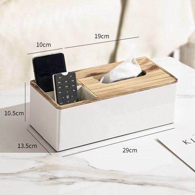 Qianyu Faux Leather Tissue Box