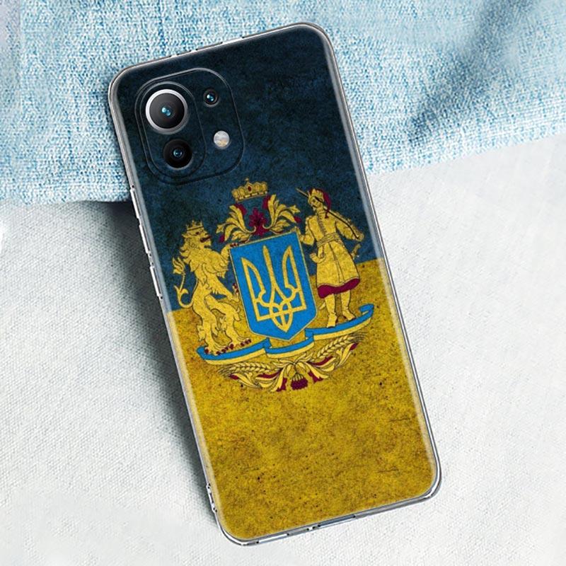Ukraine Flagge Silikonhülle Für Xiaomi Mi 11 Note 10 10T 9 9T 12 Pro Lite Poco X3 F3 M3 Klare Hülle Redmi 9 9A 9C 10 Hülle Ukraine