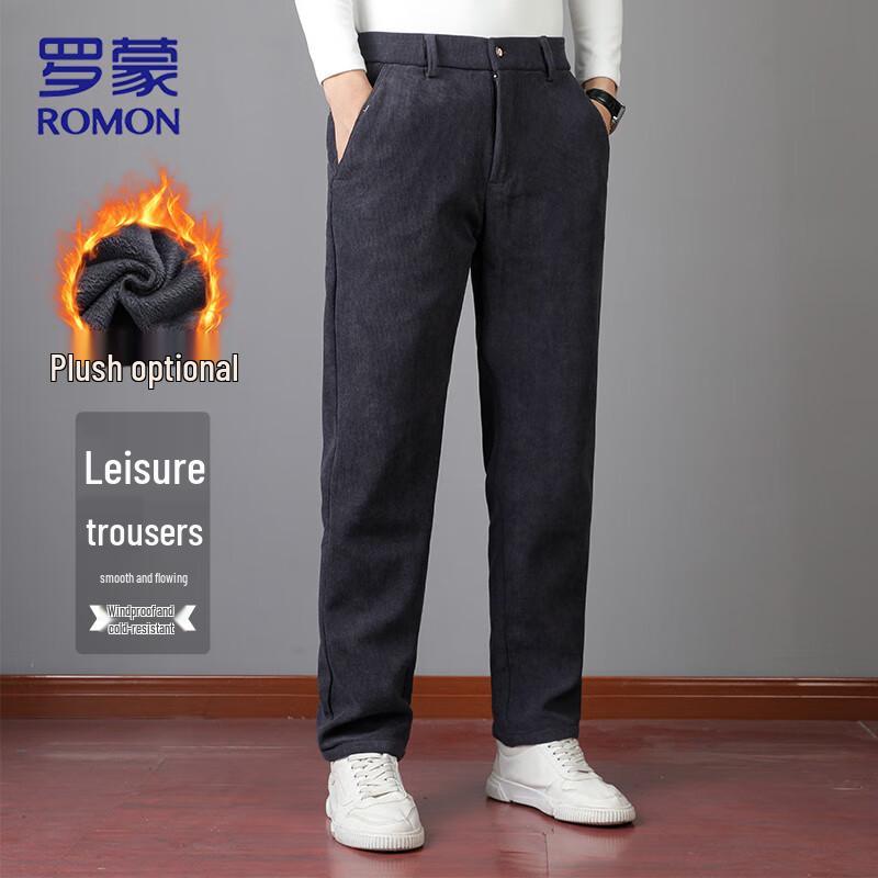

ROMON Мужские вельветовые брюки в стиле business casual 32