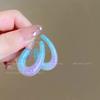 Color Dopamine Earrings, Sweet Super Fairy Temperament, Simple Personality and High Value Niche Earrings