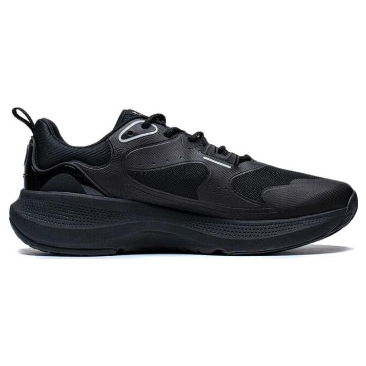 Li Ning SOFT GO Antidérapantes Basses Décontractées Homme Noir AGLT125-2