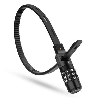 Bicycle Lock for Bicycle Helmet, Combination Lock, 05m Black