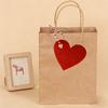 100pcs DIY Heart Shaped Cards Heart Shape Blank Gift Hanging Tag  Party Wedding Crafts
