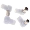 2Pairs 90 Degrees Male And Female Tv Plug Jack For Antennas Tv Rf