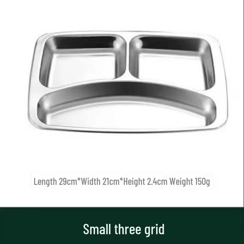 304 Stainless Steel 5-Compartment Lunch Tray