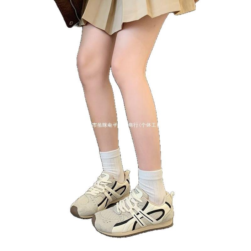 Sports and Leisure German Training Shoes Women's Autumn 2025 New Retro Versatile Mesh Breathable Soft-soled Forrest Gump Shoes